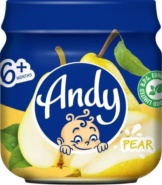 Пюре Andy Груша 80 г 4813163003391 