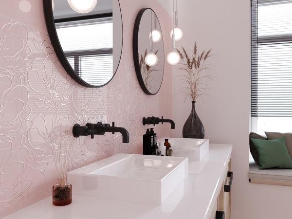 Плитка Golden Tile Arcobaleno пудровий 9МХ051 20x50 