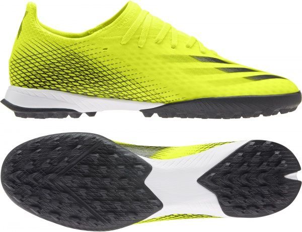 Бутси Adidas X GHOSTED.3 TF FW6944 р. UK 8 жовтий