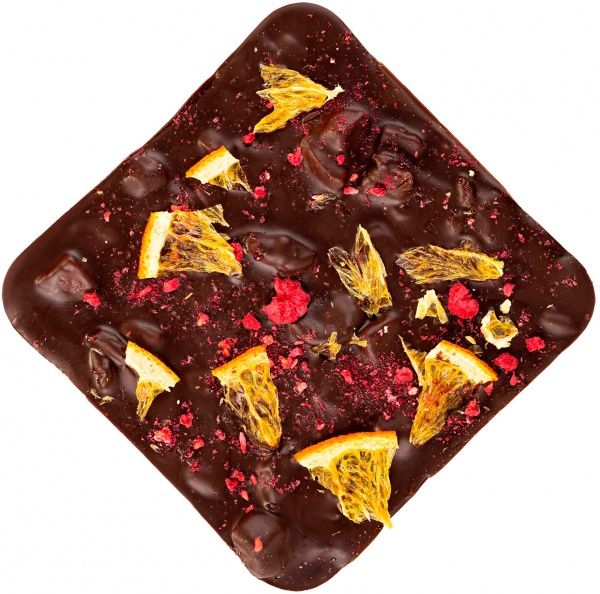 Шоколад Spell з апельсином і малиною