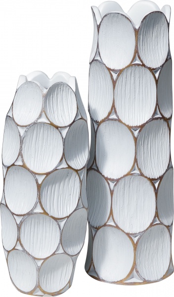 Ваза белая Forest 40 см