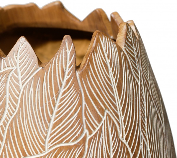 Ваза коричневая Forest 43 см