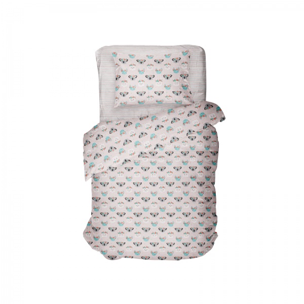 Комплект постельного белья Luna Kids Dona розовый с принтом