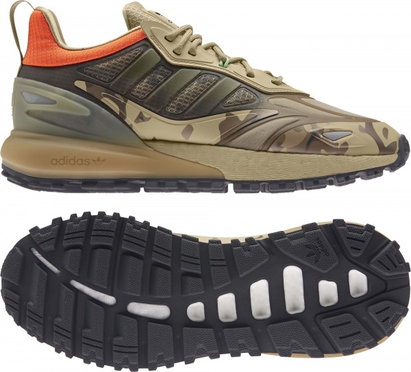 Кроссовки Adidas ZX 2K BOOST 2.0 TRAIL GZ7783 р.42 2/3 UK 8,5 26,3 см бежево-черный