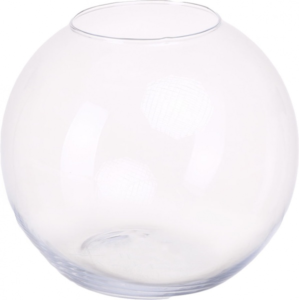 Ваза Жайворонок H17 D20 см 17 см прозорий 