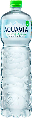 Вода Aquavia лужна п/пл негазована 1 л 