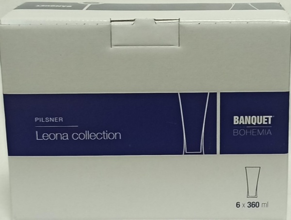 Набор бокалов для пива LEONA 360 мл 6 шт. Banquet 