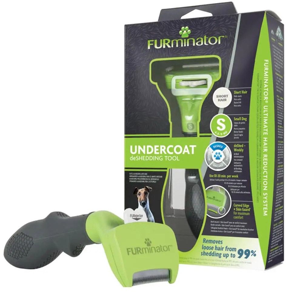 Інструмент для видалення підшерстя FURminator для собак з короткою шерстю Short Hair розмір S 691653