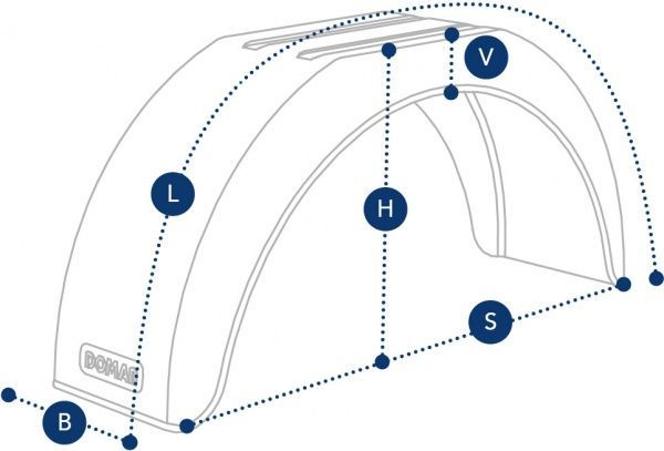Крыло от грязи Domar для легкового прицепа D 20130