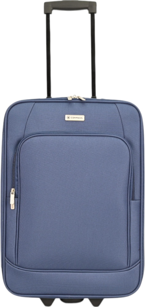 Чемодан Compass MS-2502 50 л синий 41x24x64 см M