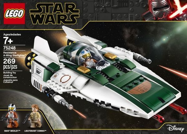 Конструктор LEGO Star Wars Винищувач опору A-wing Starfighter 75248