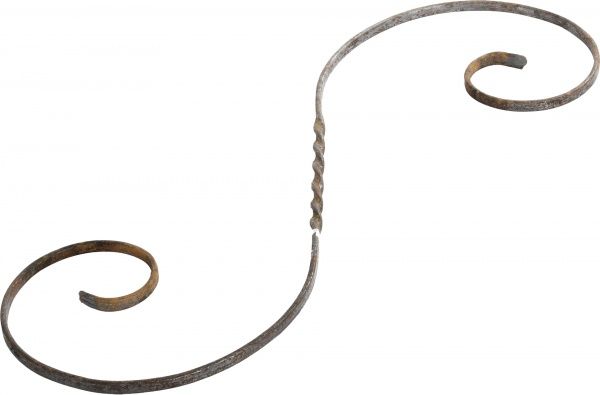 Завиток 02.076К симетричний скручений 650х230 мм