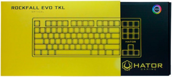 Клавиатура Hator Rockfall EVO TKL Kailh Optical (HTK-631) white 
