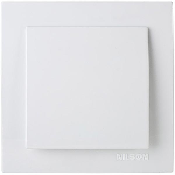 Вимикач одноклавішний Nilson Touran без підсвітки 10 А 230В IP20 білий 24111001