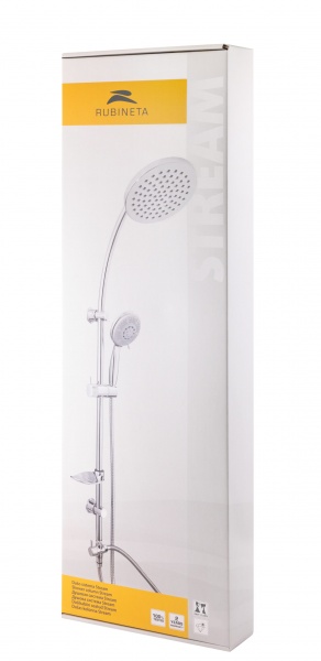 Душовий набір Rubineta Olo + Ultra-10/K (SW) висувний вилив 625125