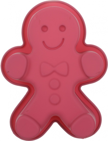 Форма для выпекания кекса Magic Ring Человечик 16х14х3 см бордо Flamberg Smart Kitchen