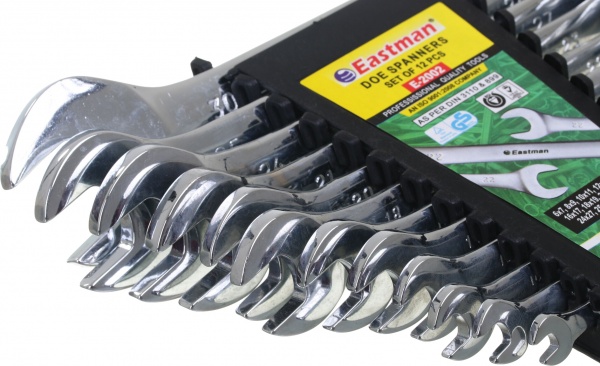 Набір ключів комбінованих Eastman 12 шт пластиковий тримач 56691