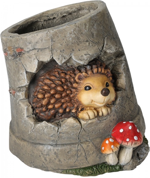 Кашпо фігурний темно-коричневий (095752270) 