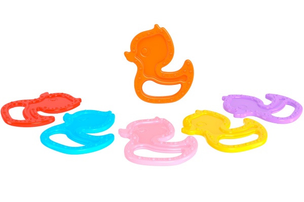 Игрушка-прорезыватель ТехноК для зубов в виде цветных животных 9161