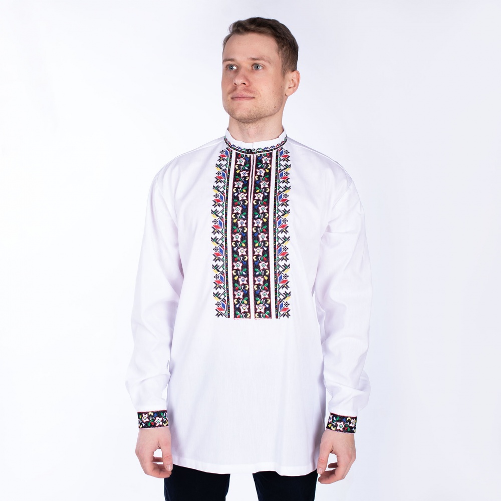 Вышиванка Эдельвика белый р. 64 227-23/09