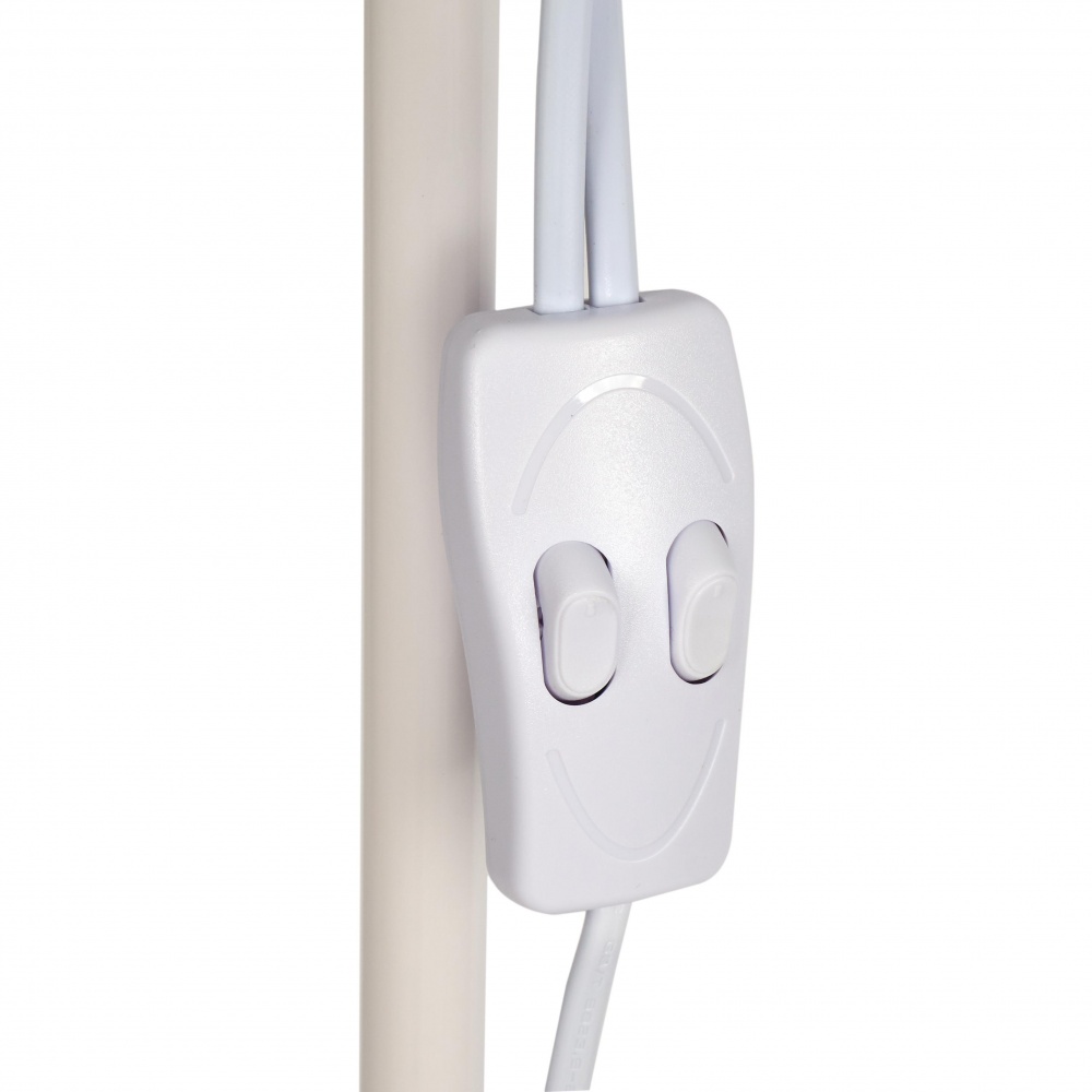 Торшер Berger 1050-FL-2 White 40 Вт Е27 1050-FL-2 White