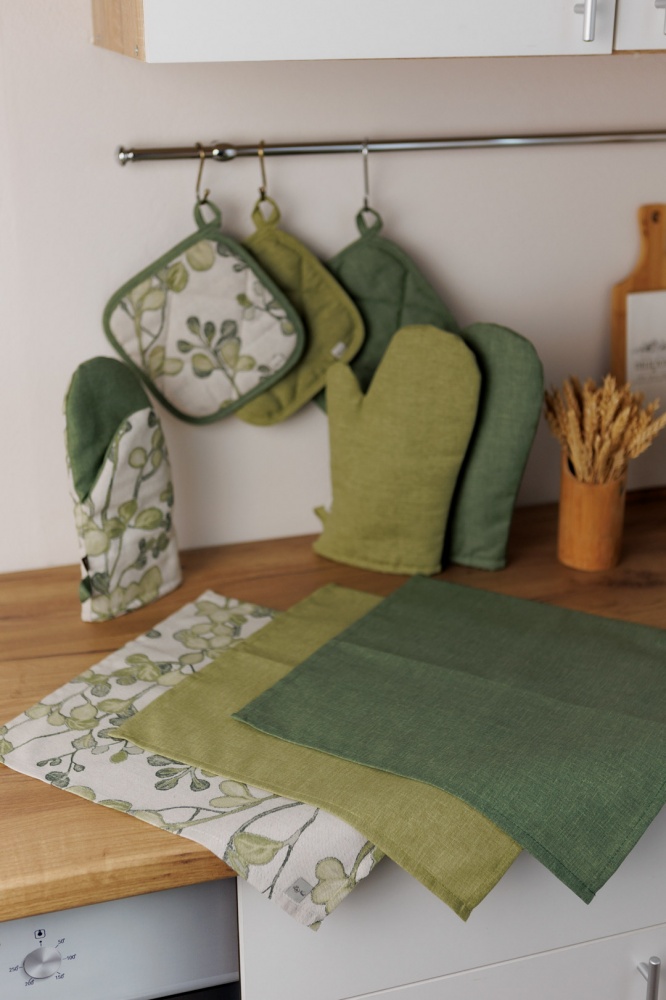 Серветка La Nuit БОТАНІКА зелена 40x40 см