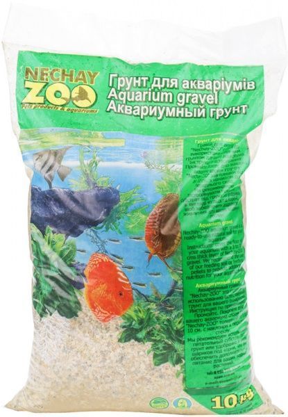 Ґрунт для акваріума Nechay ZOO 10 кг. білий маленький (2 – 5мм)