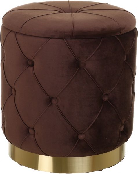 Сундук-пуф Louis 33,5х33,5х38 см коричневый 