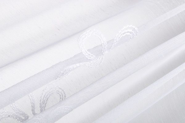 Тканина тюлева 290 см біла NZR 2140 