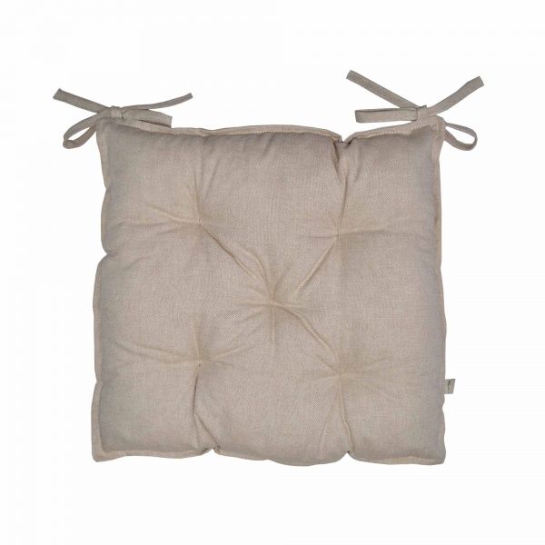 Подушка на стул РОУЗ Натюрель квадратная La Nuit