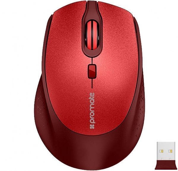 Мишка Promate Clix-5 Wireless Red 