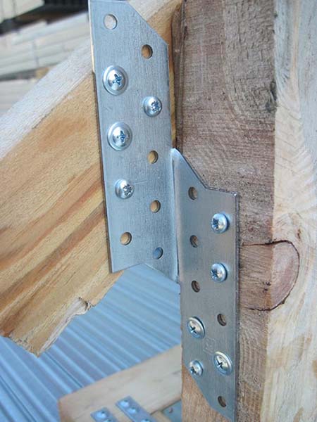 Крепление для стропил правое Профсталь 32х170х1,8