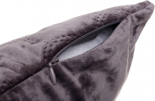 Подушка декоративна Greek Velvet 45x45 см антрацит La Nuit 