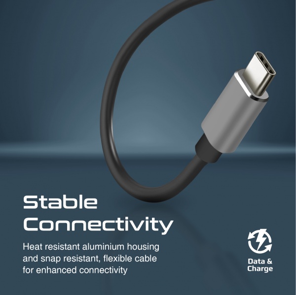 USB-хаб Promate USB-С LiteHub-4 3xUSB 2.0 + USB 3.0 grey