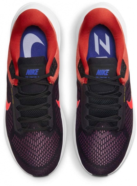 Кроссовки Nike Air Zoom Structure 24 DA8535-006 р.46 черно-красный