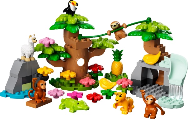 Конструктор LEGO DUPLO Дикие животные Южной Америки 10973