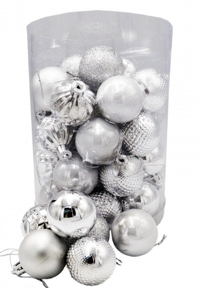 Набор елочных шаров SY1688-2209 d 40 мм 34 шт./уп.