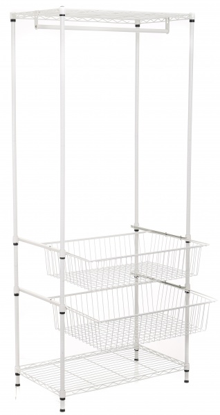 Вешалка для одежды FW-9970PB гардеробная 1800x750x450 мм белый