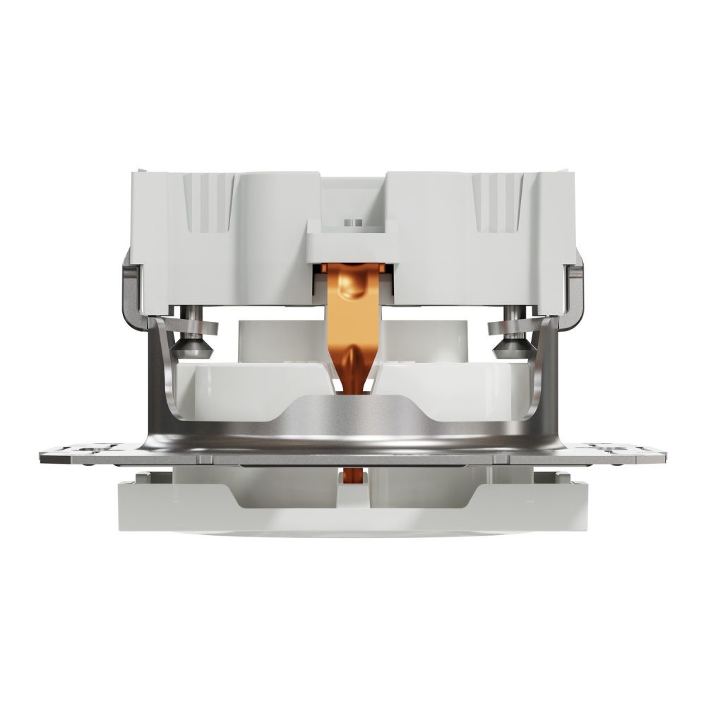 Розетка бытовая с заземлением Schneider Electric Asfora IP20 белый EPH2970121