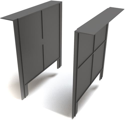 Перегородка Ecoteck для дощоприймача 300*300