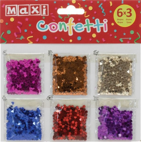 Набор для декорирования Конфетти: сердца и круги MX61613-01 