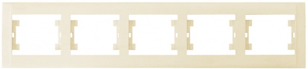Рамка п'ятимісна Makel Defne горизонтальна кремовий 42010705