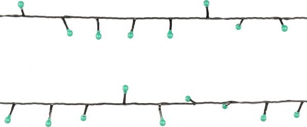 Электрогирлянда линейная внутренняя встроенный светодиод (LED) 48 ламп 2,4м Жемчужные шарики LDBL048G-10-C 