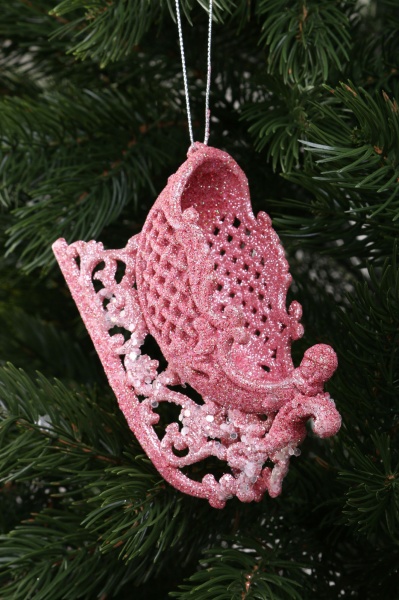 Декоративна підвіска Санчата 12 см рожевий HFK912P