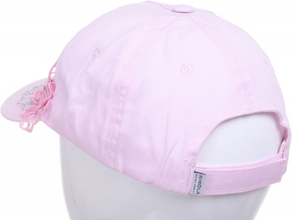 Кепка для девочек Pampona 21 L 03 р.52 розовый 