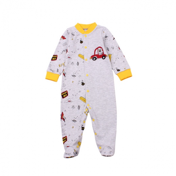 Комбинезон ясельный для мальчика Фламинго р.68 меланж 647-009 