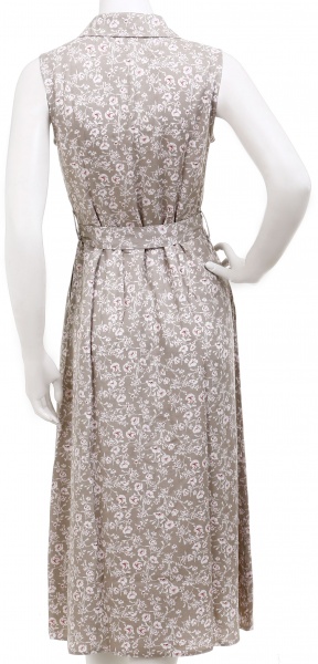 Халат женский BIZE принт цветы р. S оливковый