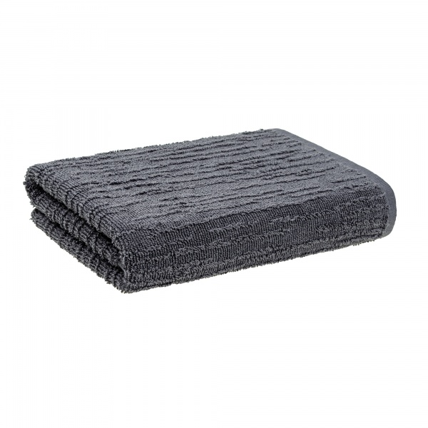 Рушник махровий Іларія 70x130 см сірий Homeline 