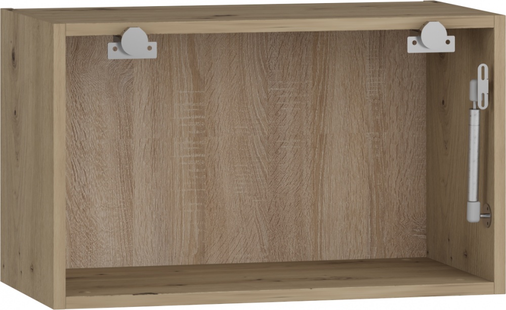 Шафа верхня Грейд з газліфтом LS (фас.СВ) Оптимум 600x360x297 мм дуб артізан