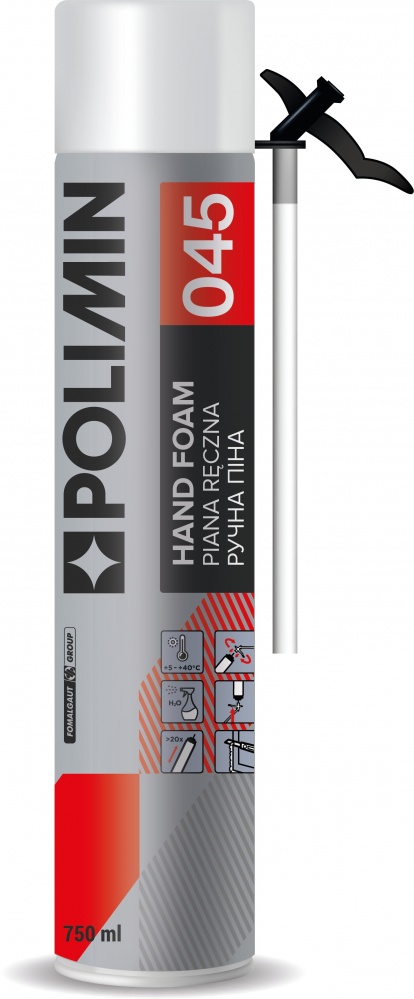 Піна монтажна Polimin HAND FOAM 045 750 мл